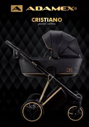 Adamex Cristiano Special Edition 3w1 Fotel GOLD