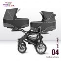 Wózek Babyactive Twinni 3w1 FOTELE MAXI COSI CABRIOFIX