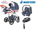 Wózek Adamex VICCO 4w1 fotel Maxi Cosi Cabriofix + Baza FamilyFix